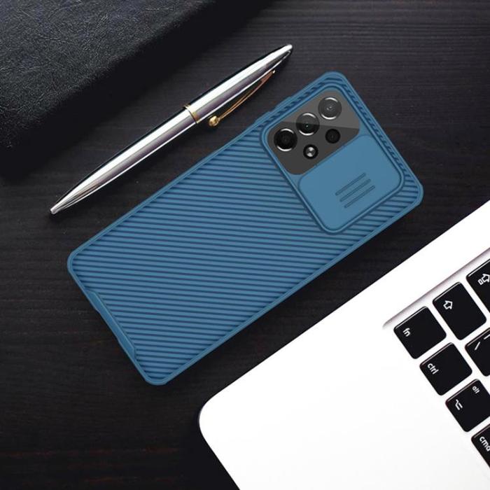 Nillkin - Nillkin Galaxy A73 Skal CamShield Pro Armored - Blå