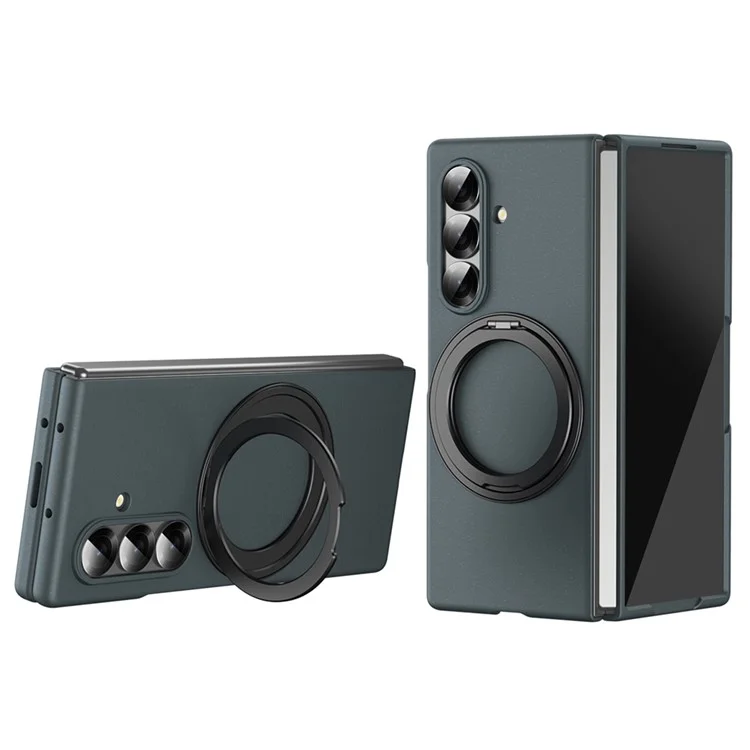 Galaxy Z Fold7 5G Mobilskal Ring Kickstand Hård PC - Grön | 2353 | AlltMobil