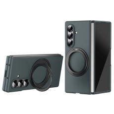 A-One Brand - Galaxy Z Fold7 5G Mobilskal Ring Kickstand H&aring;rd PC - Gr&ouml;n