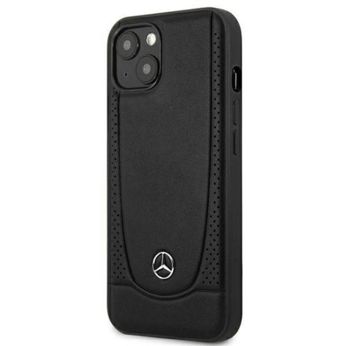 Mercedes - Mercedes iPhone 15 Plus Mobilskal Läder Urban - Svart