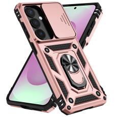 OEM - Mobilskal till Samsung Galaxy S26 Plast med Linsskydd St&auml;ll - Ros&eacute;guld