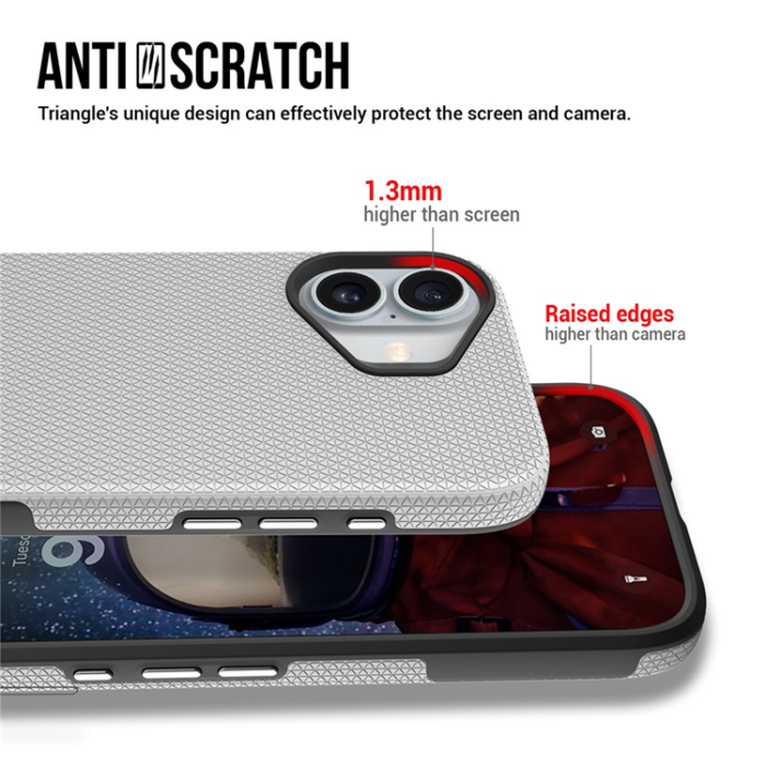 A-One Brand - iPhone 17 Mobilskal MagSafe Protective TPU+PC - Silver