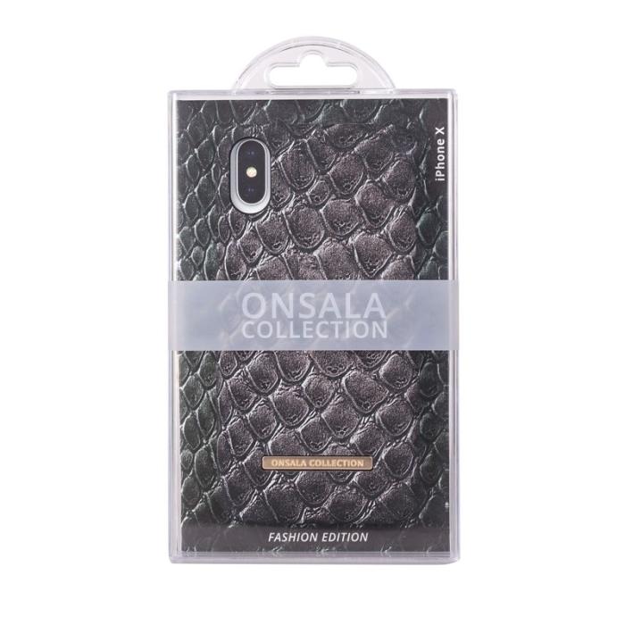 Onsala - Onsala Collection mobilskal till iPhone XS / X - Black Cobra