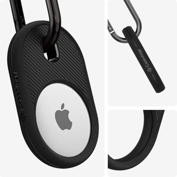 UTGATT5 - Caseology - Vault Apple Airtag - Matte Svart