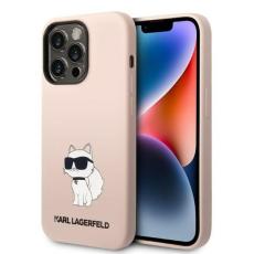 KARL LAGERFELD - Karl Lagerfeld Mobilskal till iPhone 14 Pro Max MagSafe Silicone Choupette