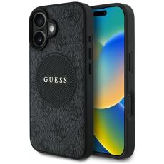 Guess - Guess iPhone 16 Mobilskal MagSafe 4G Circle - Svart