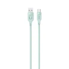 USAMS - USAMS Kabel USB-C 6A 1,2m Display Lithe (US-SJ568) - Gr&ouml;n