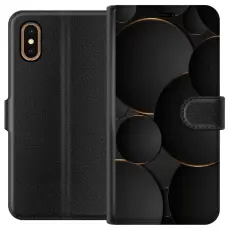 Gustaf - Pl&aring;nboksfodral till Apple iPhone XS Max med Lyxig Cirklar