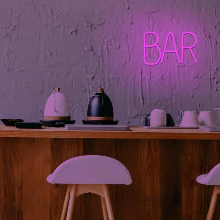 Forever Light - Forever Light LED Neon BAR Bat + USB FLNE24 - Rosa