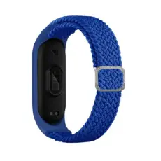 Beline - Beline Mi Band 3/4 Armband Textil - Ljusbl&aring;