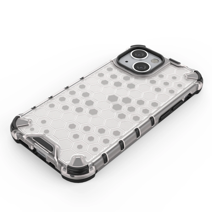 OEM - iPhone 13 mini Mobilskal Honeycomb Armor - Röd