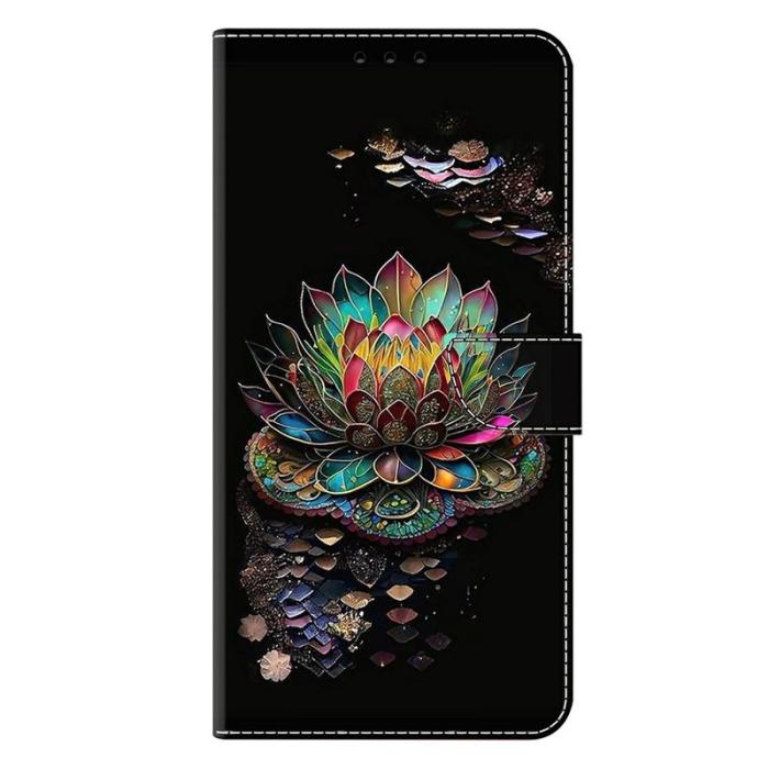 OEM - Samsung Galaxy A37 Plånboksfodral TPU + Konstläder Flip - Lotus