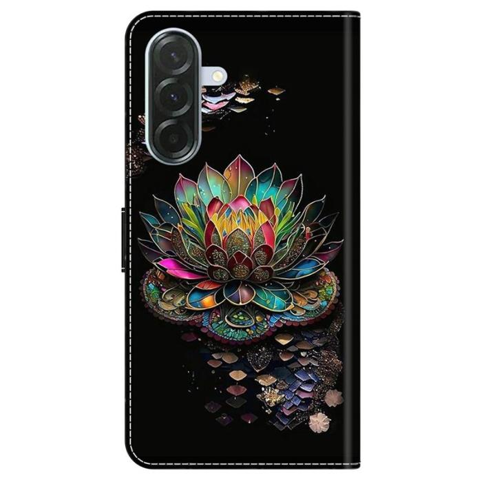 OEM - Samsung Galaxy A37 Plånboksfodral TPU + Konstläder Flip - Lotus