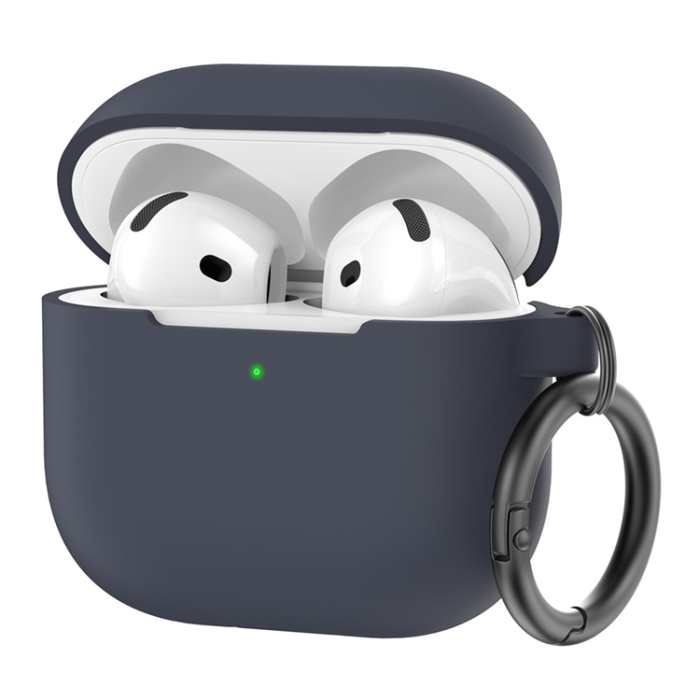 AHASTYLE - AHASTYLE AirPods 4 Skal Silikon PT196 - Midnattsblå