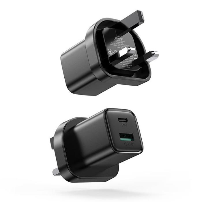 UTGATT1 - Joyroom UK Snabb Väggladdare 20W USB Till Typ-C - Svart