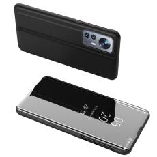 OEM - Xiaomi 12 Lite Fodral Clear View Flip - Svart
