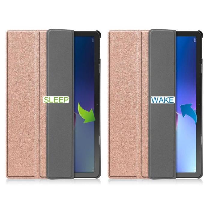 UTGATT - Lenovo Tab M10 Plus Gen 3 10.6 Fodral Smart - Rose Guld