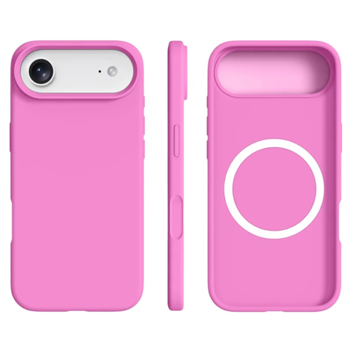A-One Brand - iPhone 17 Air Mobilskal MagSafe Ultra Thin Silicone - Rose Rosa