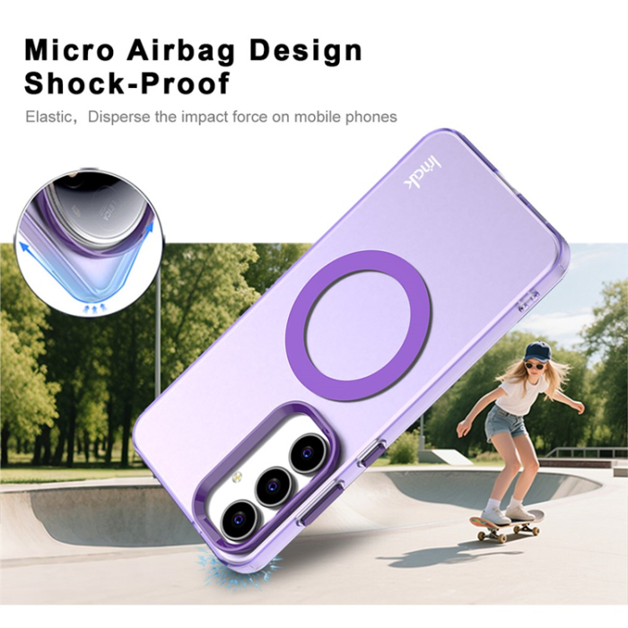Imak - IMAK Galaxy S25 FE Mobilskal MagSafe Godisfärg Anti Drop