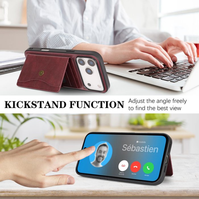 A-One Brand - Mobilskal till iPhone 17 Pro MagSafe Detachable Korthållare