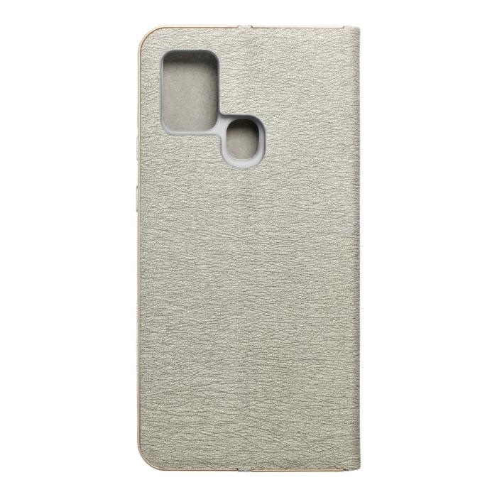 OEM - Forcell LUNA Guld fodral till Samsung Galaxy A21s silver