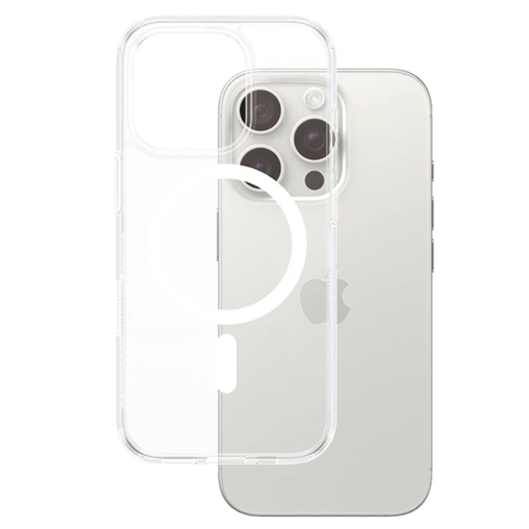 PanzerGlass iPhone 16 Pro Mobilskal Magsafe Hard - Vit/Transparent | 2353 | AlltMobil