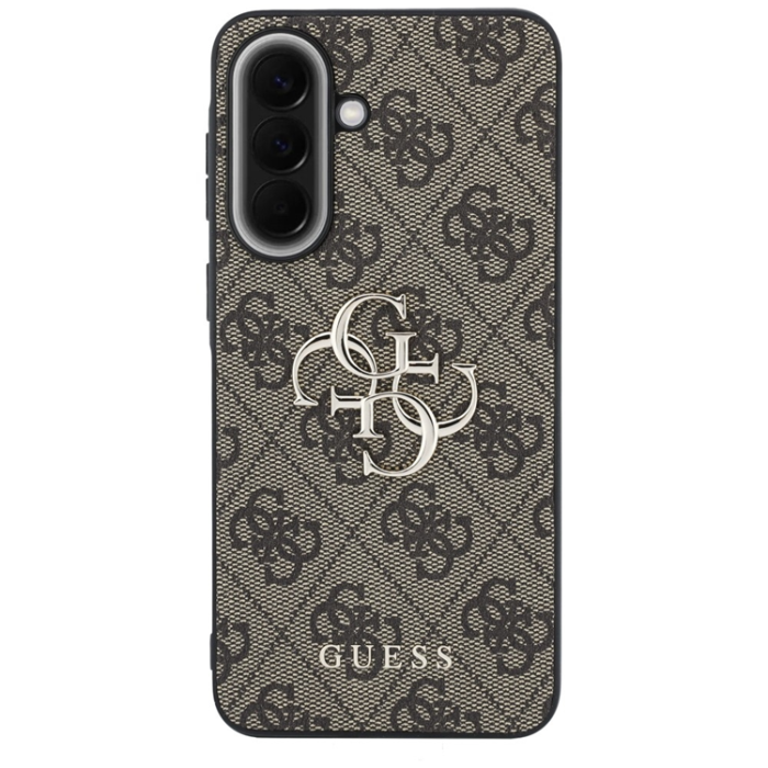 Guess - Guess Mobilskal För Galaxy A57 5G Läder 4G Metal Logo - Brun