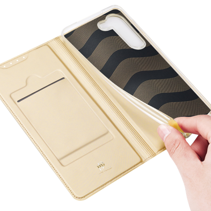 Dux Ducis - Dux Ducis Galaxy S23 Plus Plånboksfodral Skin Series - Guld