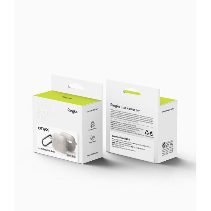 Ringke - Ringke Onyx Airpods Pro 2 Skal - Grå