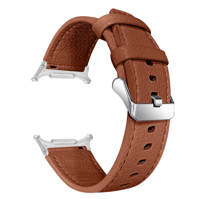 A-One Brand - Galaxy Watch 8 (40mm/44mm) 8 Classic (46mm) Armband Äkta Läder