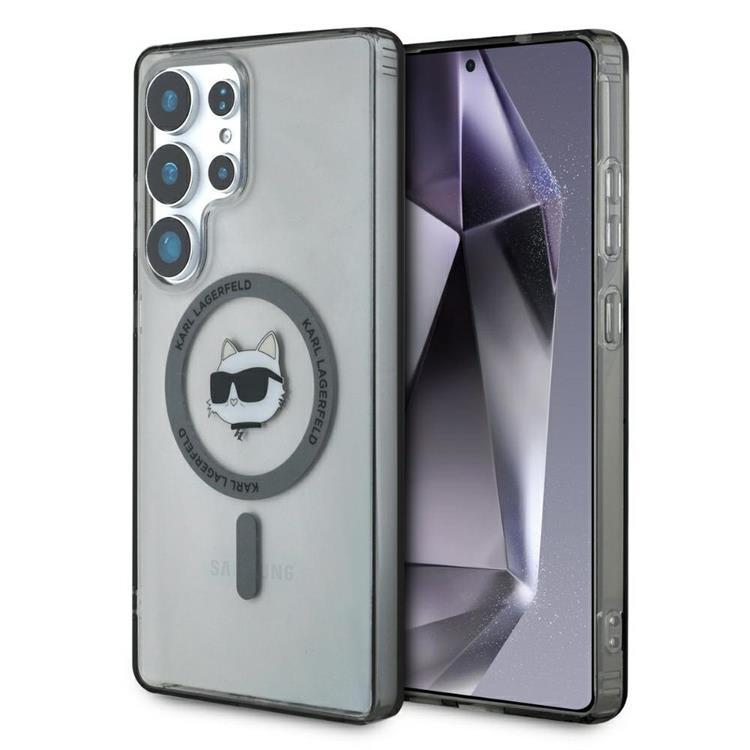 Karl Lagerfeld Galaxy S25 Ultra Mobilskal MagSafe Choupette Printed Logo - Svart | 2353 | AlltMobil