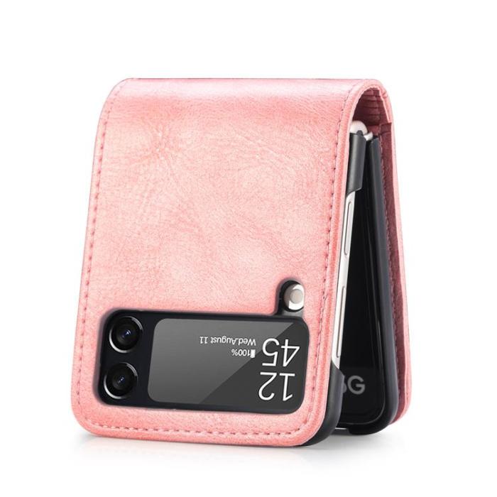 A-One Brand - Plånboksfodral till Samsung Galaxy Z Flip 3 5G - Rosa
