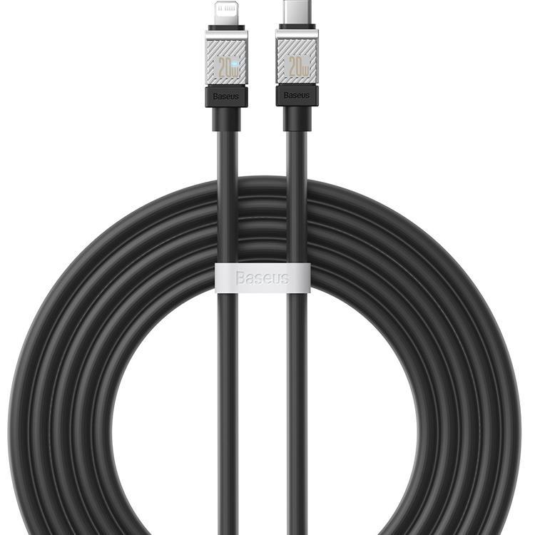 Baseus USB-C till lightning kabel 20W 2m CoolPlay - Svart | 3541 | AlltMobil