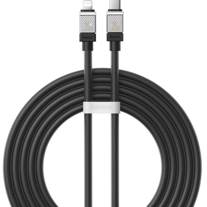 BASEUS - Baseus USB-C till lightning kabel 20W 2m CoolPlay - Svart