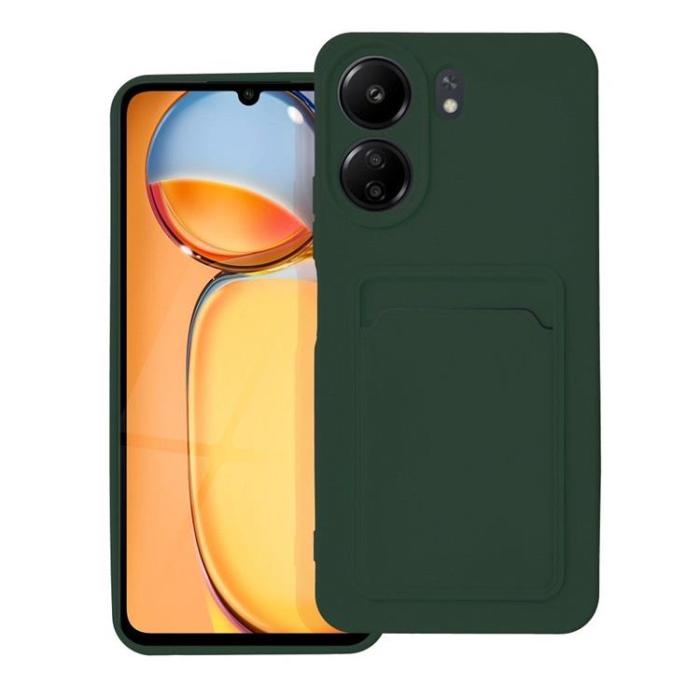 OEM - Xiaomi Redmi 13C/Poco C65 Mobilskal Korthållare - Grön