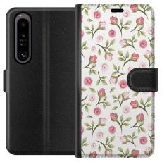 iSecrets - Pl&aring;nboksfodral till Sony Xperia 1 IV med Blommigt