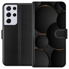 iSecrets - Plånboksfodral till Samsung Galaxy S21 Ultra 5G med Lyxig Cirklar