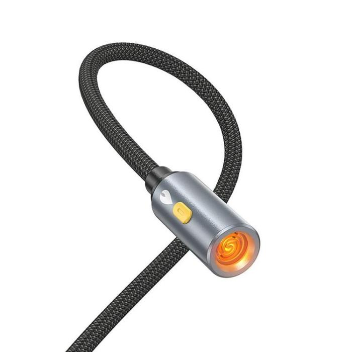 Hoco - Hoco Cigarettändare Till USB-A/USB-C Kabel Adapter 0.3m UA38B - Svart