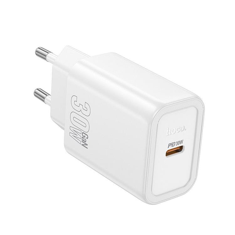 HOCO Snabbladdare USB-C 30W N62 PD QC - Vit | 505295 | AlltMobil