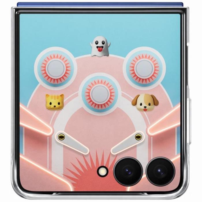 Samsung - Samsung Galaxy Z Flip 7 Mobilskal Flipsuit - Transparent