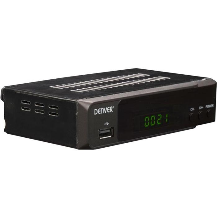 Denver - Denver TV-Box DVB-S2 (Satellit) HD Free-To-Air DVBS-206HD Svart