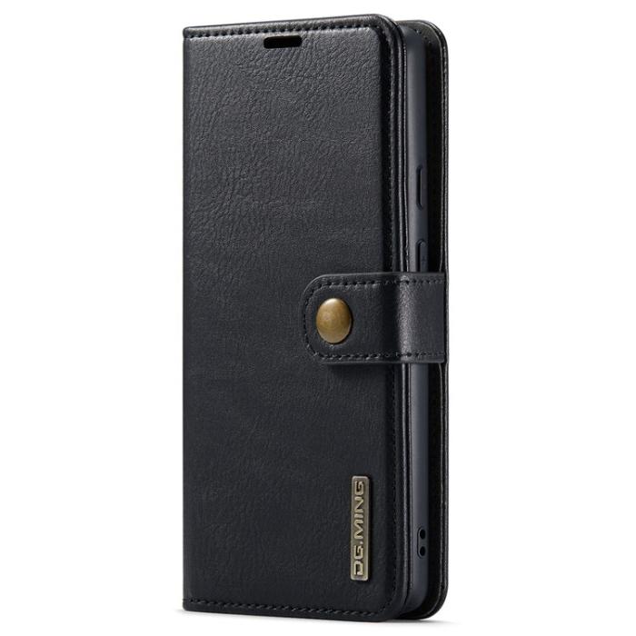 DG.MING - DG.MING Google Pixel 6a Plånboksfodral Detachable 2in1 Äkta Läder - Svart