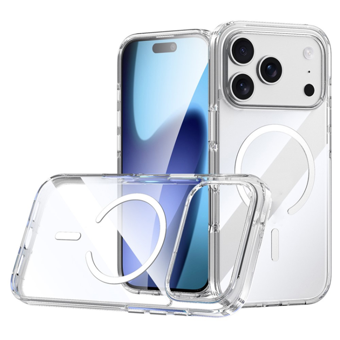 SULADA - SULADA iPhone 17 Pro Max MagSafe TPU+PC Crystal - Clear