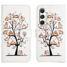 OEM - Pl&aring;nboksfodral f&ouml;r Samsung Galaxy S26 Konstl&auml;der M&ouml;nster - Svart