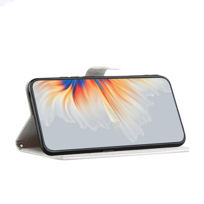 OEM - Plånboksfodral för Samsung Galaxy S26 Konstläder Mönster - Svart