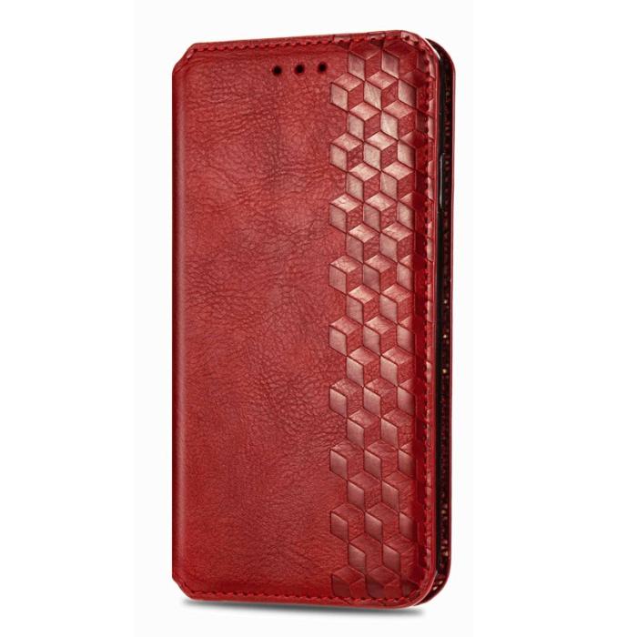 OEM - Plånboksfodral för Samsung Galaxy S26 Konstläder - Röd