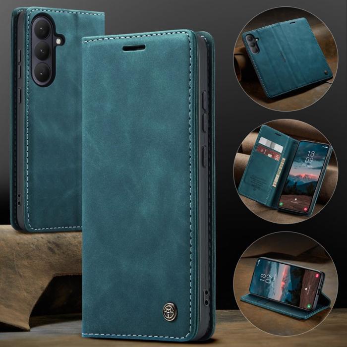 Caseme - CaseMe Plånboksfodral för Samsung Galaxy S26 Konstläder Ställ - Blå