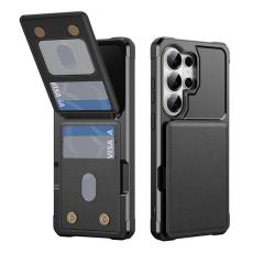 OEM - Mobilfodral f&ouml;r Samsung Galaxy S26 Ultra Kickstand Kortfack - Svart