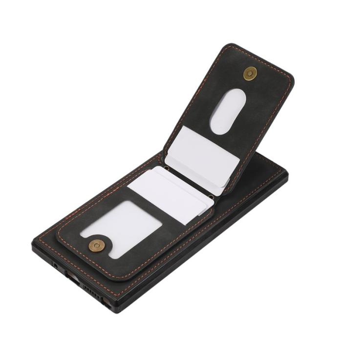 OEM - Mobilfodral för Samsung Galaxy S26 Ultra Kickstand Kortfack - Svart