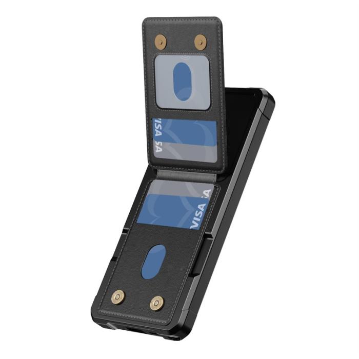 OEM - Mobilfodral för Samsung Galaxy S26 Ultra Kickstand Kortfack - Svart